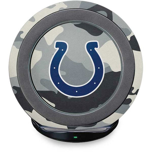 NFL Indianapolis Colts Camo Fast Charge Wireless Charging Stand Skin